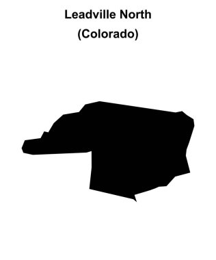 Leadville North (Colorado) boş ana hat haritası