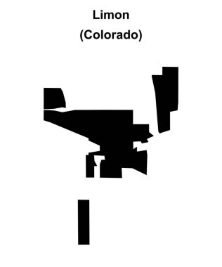 Limon (Colorado) boş ana hat haritası