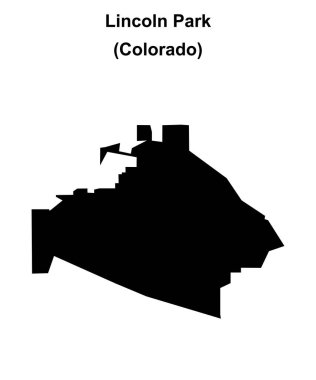 Lincoln Park (Colorado) boş ana hat haritası
