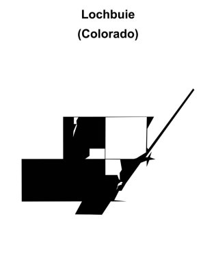 Lochbuie (Colorado) boş ana hat haritası