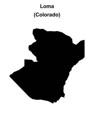 Loma (Colorado) boş ana hat haritası
