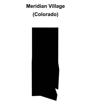 Meridian Köyü (Colorado) boş ana hat haritası