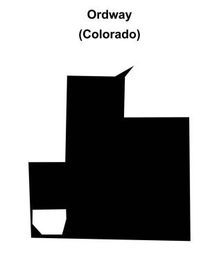 Ordway (Colorado) boş ana hat haritası