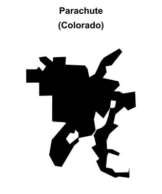 Paraşüt (Colorado) boş ana hat haritası