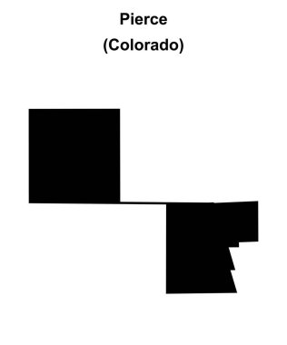 Pierce (Colorado) boş ana hat haritası