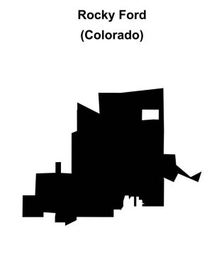 Rocky Ford (Colorado) boş ana hat haritası