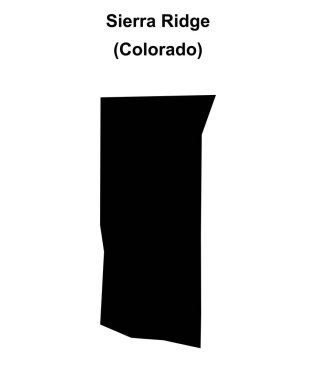Sierra Ridge (Colorado) boş ana hat haritası