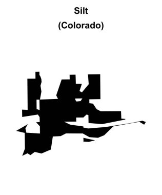Silt (Colorado) boş ana hat haritası