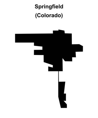 Springfield (Colorado) boş ana hat haritası