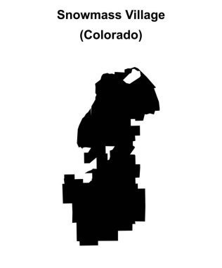 Kar kütlesi Köyü (Colorado) boş ana hat haritası