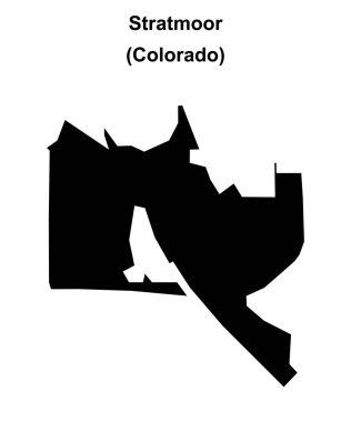 Stratmoor (Colorado) boş ana hat haritası