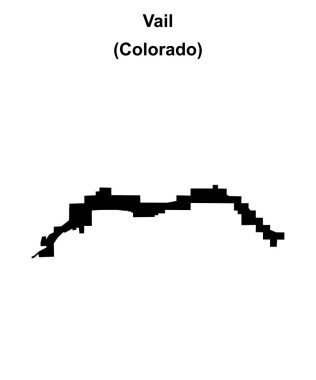 Vail (Colorado) boş ana hat haritası