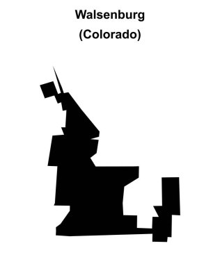 Walsenburg (Colorado) boş ana hat haritası