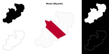 Misato (Miyazaki) ana hat haritası seti