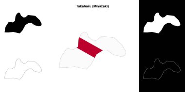 Takaharu (Miyazaki) ana hat haritası ayarlandı
