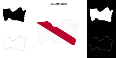 Tsuno (Miyazaki) ana hat haritası ayarlandı