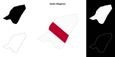 Asahi (Nagano) ana hat haritası seti