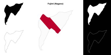 Fujimi (Nagano) ana hat haritası seti