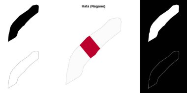 Hata (Nagano) ana hat haritası seti