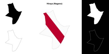 Hiraya (Nagano) ana hat haritası seti
