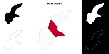 Iiyama (Nagano) ana hat haritası seti