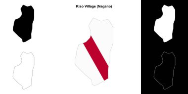 Kiso Köyü (Nagano) ana hat haritası seti