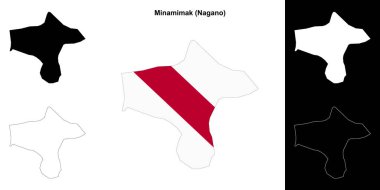 Minamimak (Nagano) ana hat haritası seti