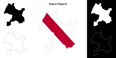 Nagano (Nagano) ana hat haritası seti