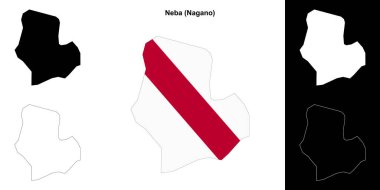 Neba (Nagano) ana hat haritası seti