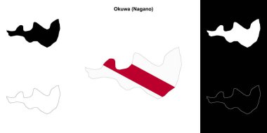 Okuwa (Nagano) ana hat haritası seti