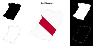 Otari (Nagano) ana hat haritası seti