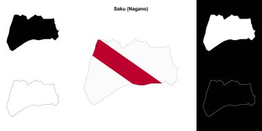 Saku (Nagano) ana hat haritası ayarlandı