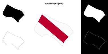 Takamori (Nagano) ana hat haritası seti