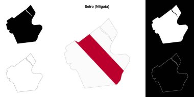 Seiro (Niigata) ana hat haritası seti
