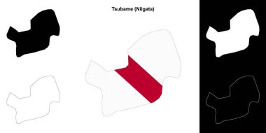 Tsubame (Niigata) ana hat haritası seti