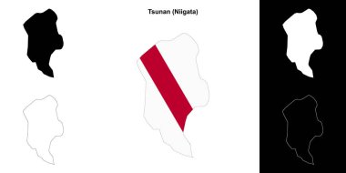 Tsunan (Niigata) ana hat haritası seti