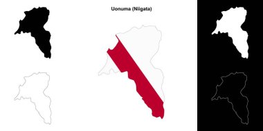 Uonuma (Niigata) ana hat haritası seti