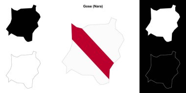 Gose (Nara) ana hat haritası seti