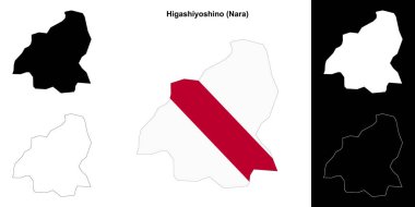 Higashiyoshino (Nara) ana hat haritası ayarlandı