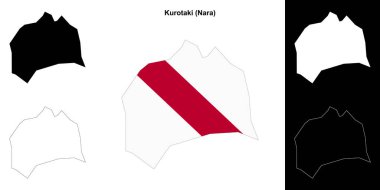 Kurotaki (Nara) ana hat haritası seti