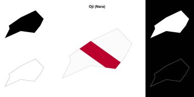 Oji (Nara) ana hat haritası seti