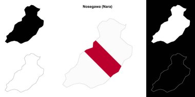 Nosegawa (Nara) ana hat haritası ayarlandı