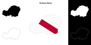 Tenkawa (Nara) ana hat haritası ayarlandı