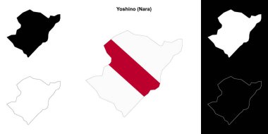 Yoshino (Nara) ana hat haritası seti