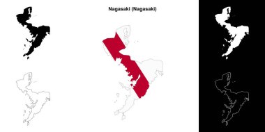 Nagasaki (Nagasaki) ana hat haritası ayarlandı