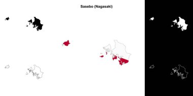 Sasebo (Nagasaki) ana hat haritası ayarlandı