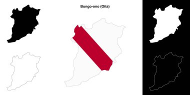 Bungo-ono (Oita) ana hat haritası seti