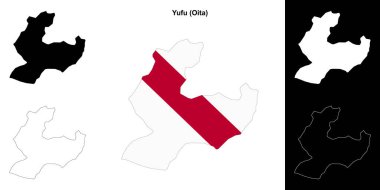 Yufu (Oita) ana hat haritası seti