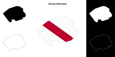 Ginoza (Okinawa) ana hat haritası seti