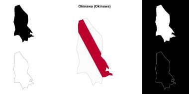 Okinawa (Okinawa) ana hat haritası seti